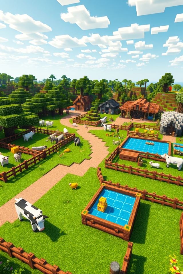 vibrant interactive animal farm