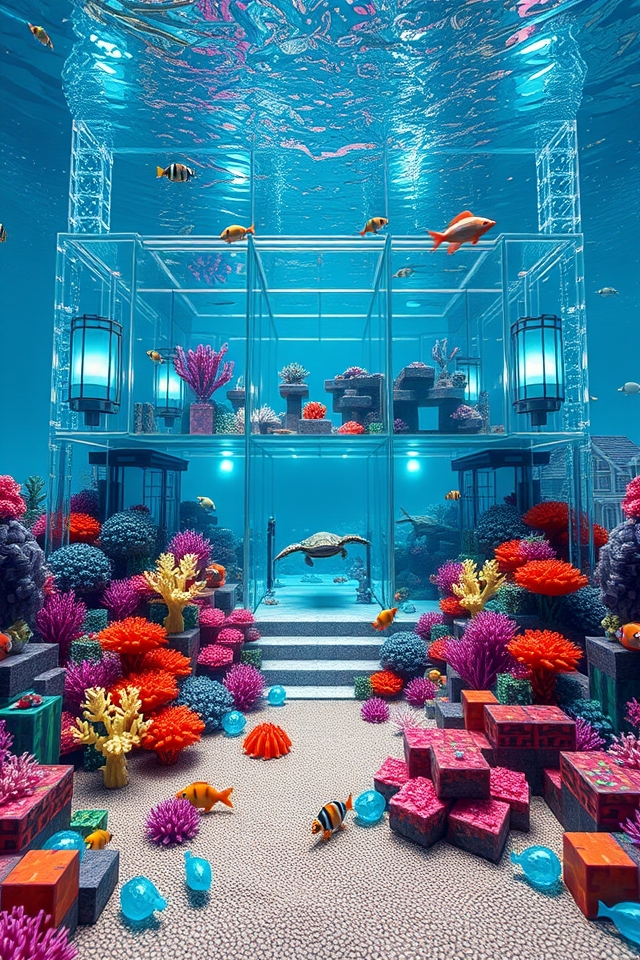 vibrant marine life sanctuary