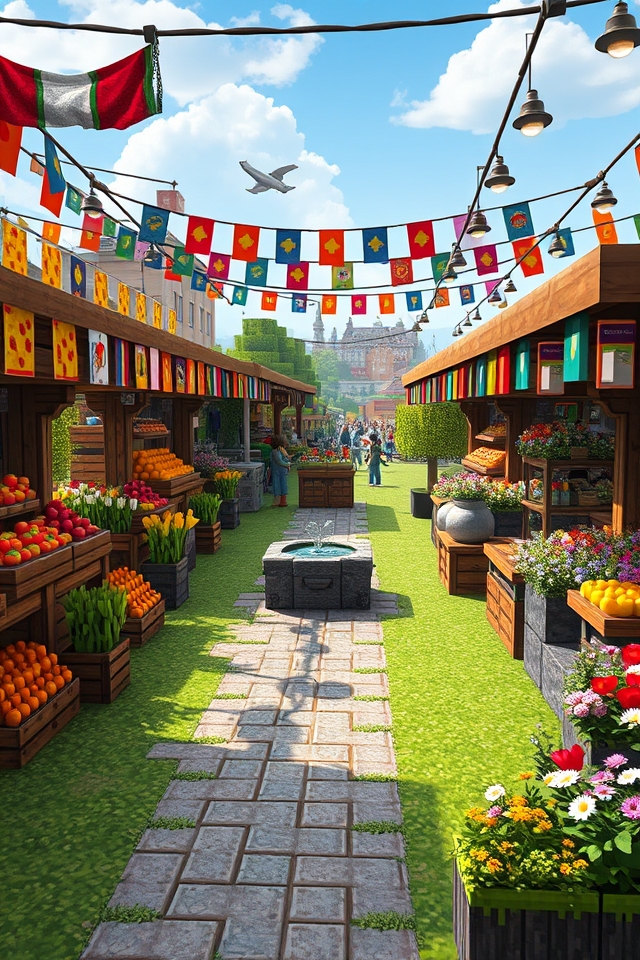 vibrant marketplace for trading