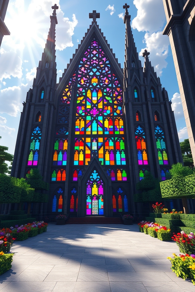 vibrant stained glass creativity