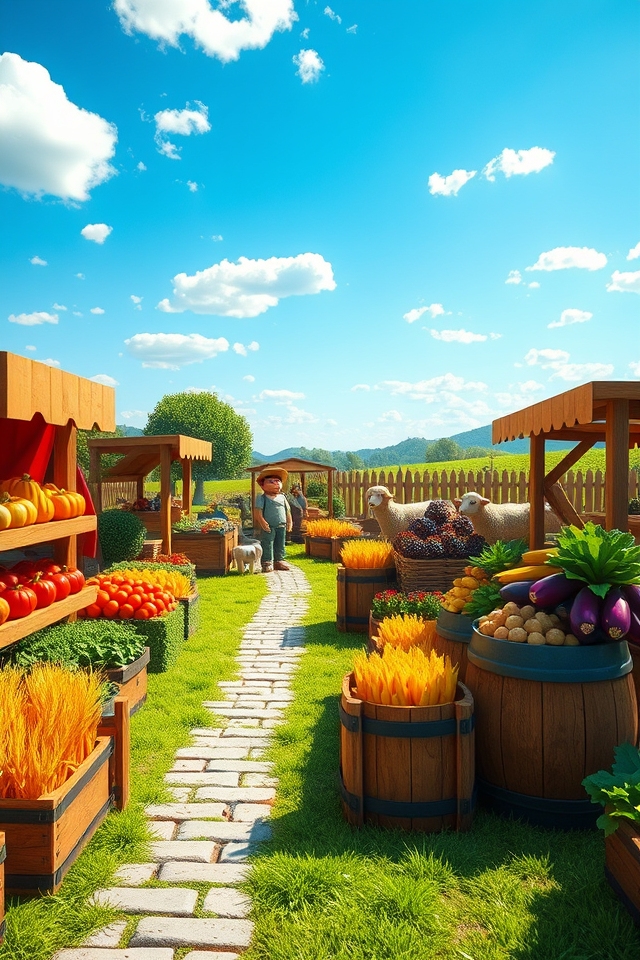 vibrant trading hub design