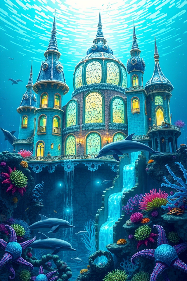 vibrant underwater kingdom design