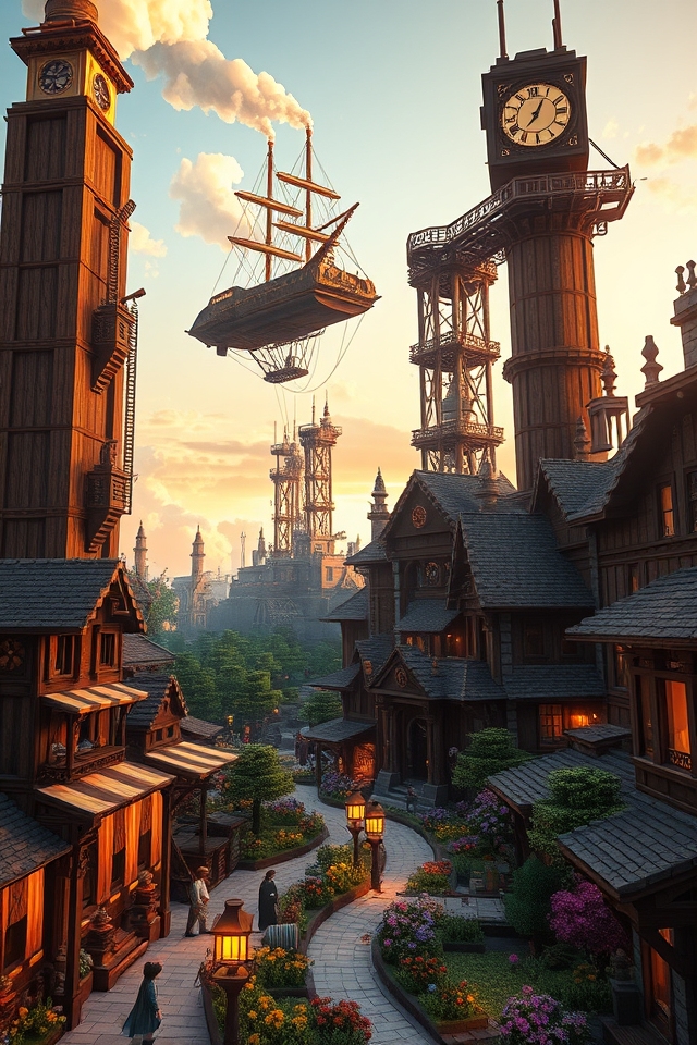 victorian industrial retro futurism