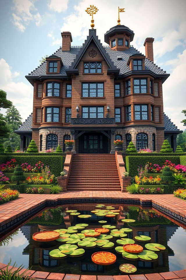 victorian mansion elegant design