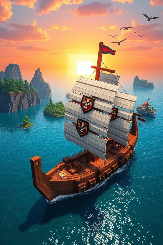 viking ship for adventure