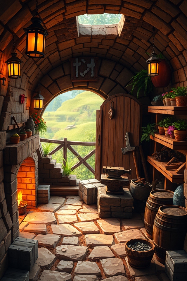 warm inviting crafting haven