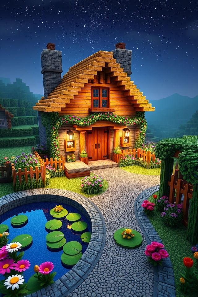 whimsical cottage with charm