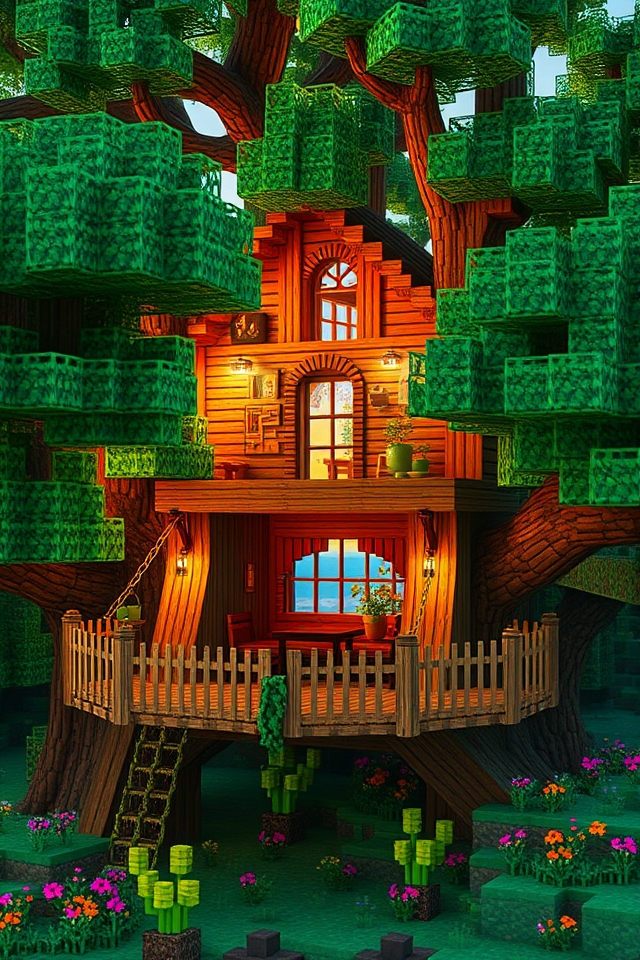 whimsical elevated nature retreat