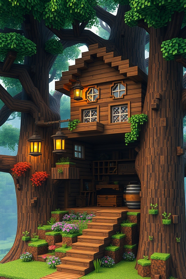 whimsical elevated storage space