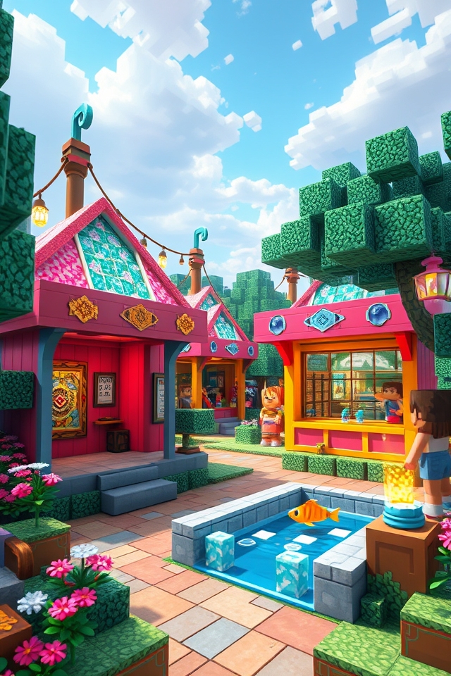 whimsical enchanted game booths