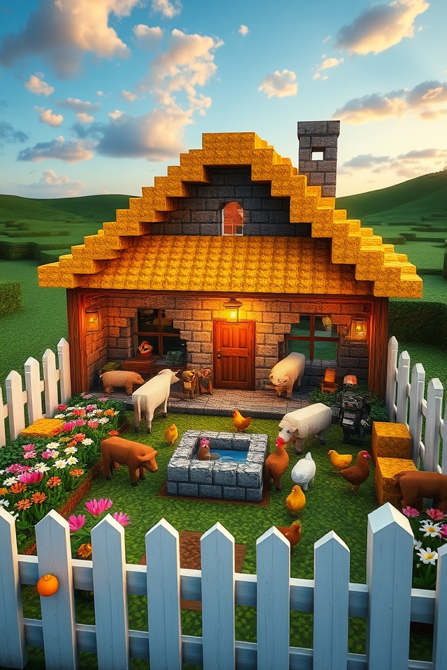 whimsical enchanting animal retreat