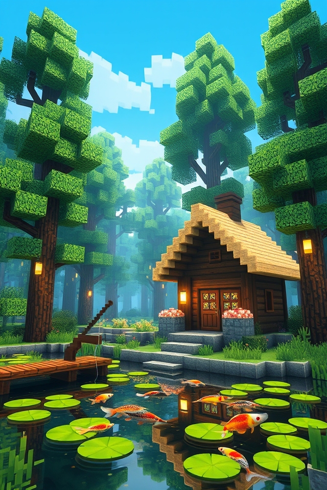 whimsical fishing retreat escape