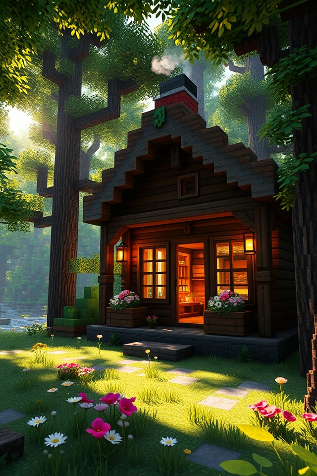 whimsical forest retreat cabin
