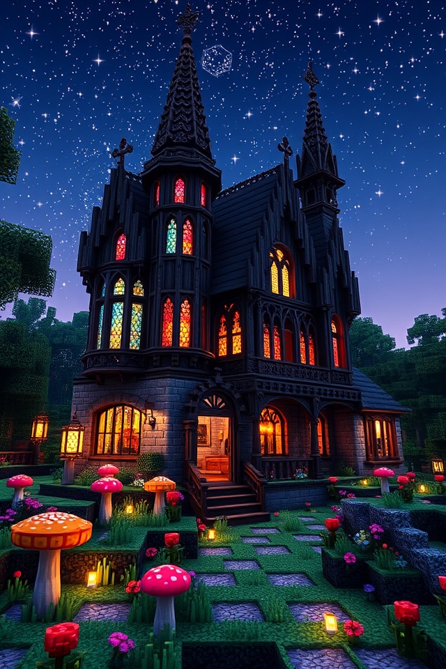 whimsical gothic fairy retreat