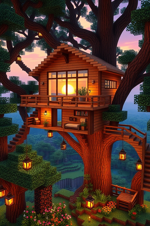 whimsical treetop escape retreat