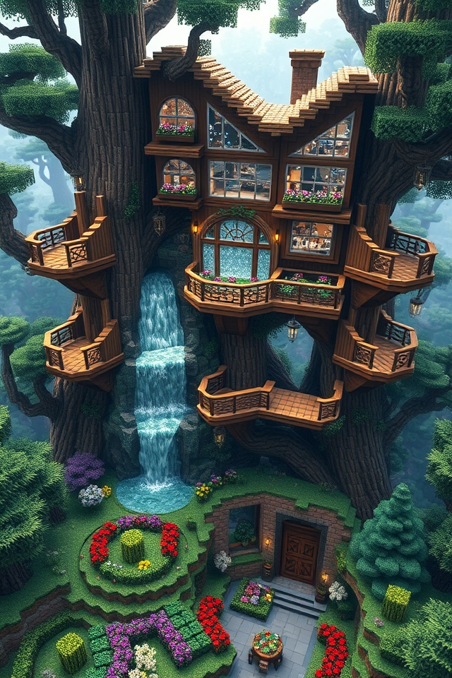 whimsical treetop mansion escape