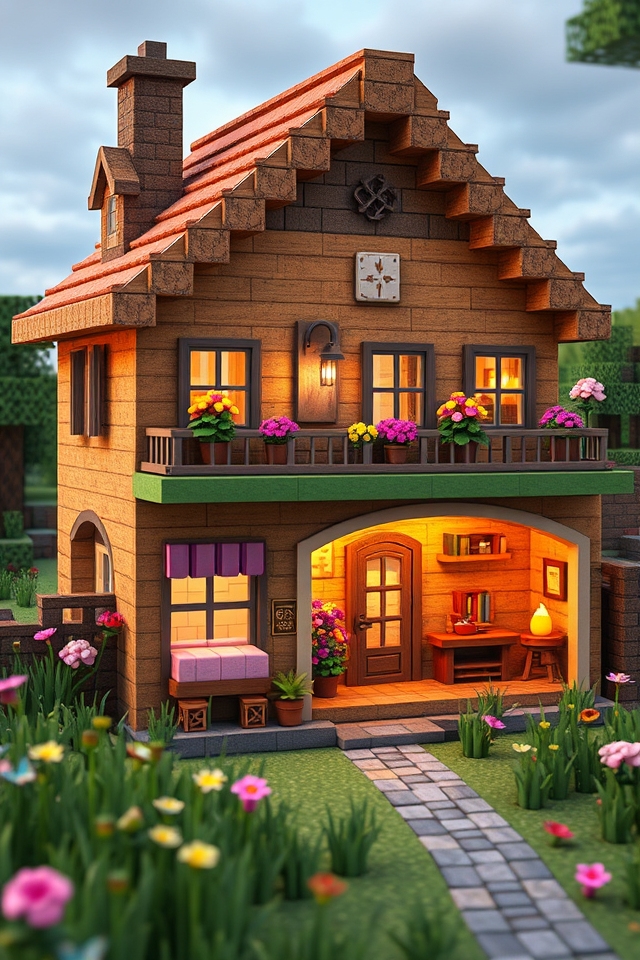 whimsical vintage dollhouse design