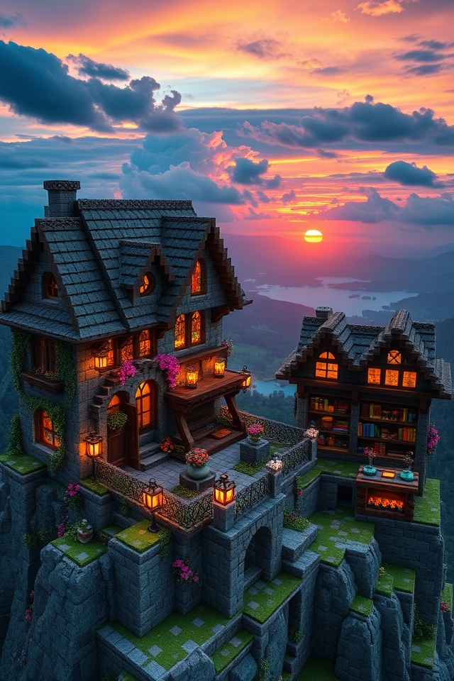 whimsical wizard s mountain retreat
