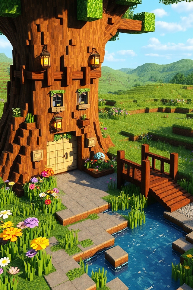wooded retreat in meadow