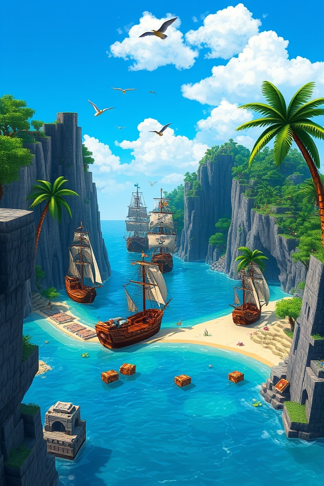 adventure filled pirate hideout