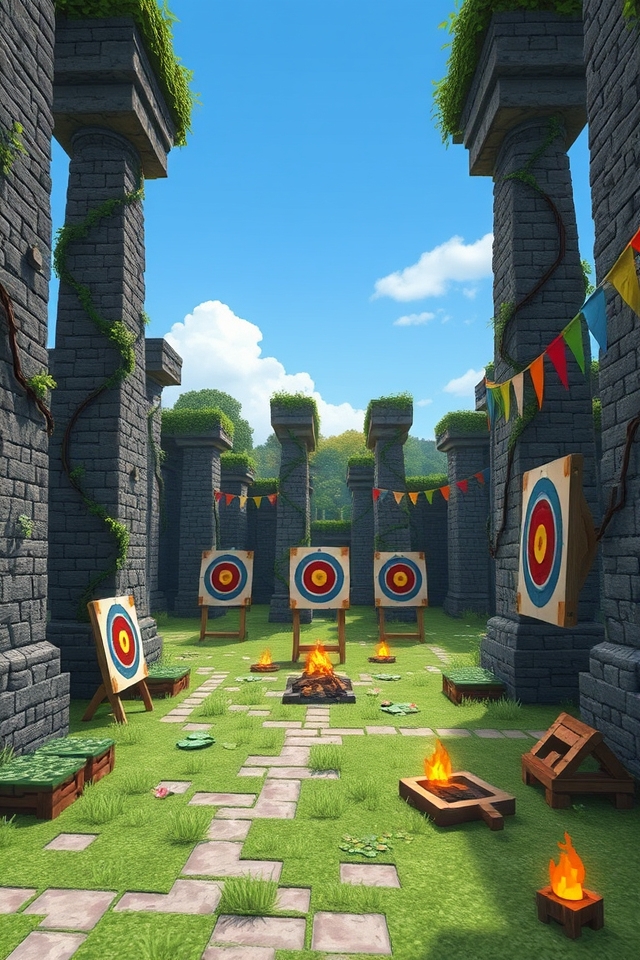 ancient ruins archery adventure