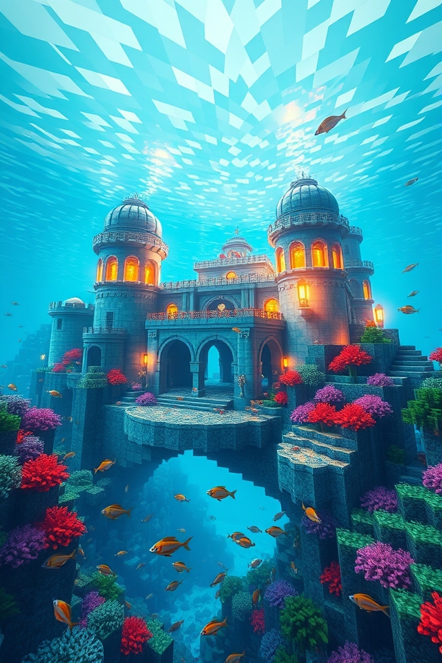 aquatic adventure in minecraft