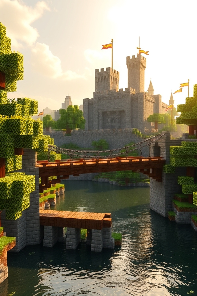 authentic medieval drawbridge design