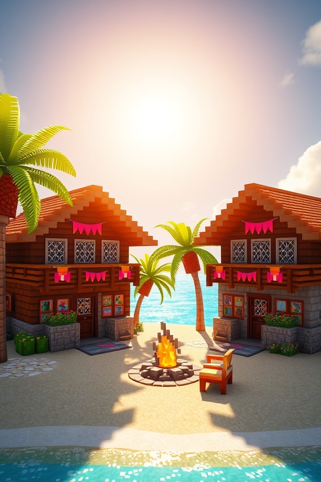 beachside relaxation and views