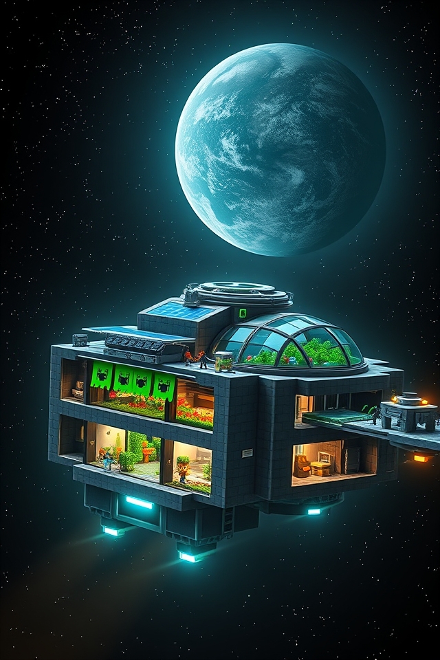 build a futuristic space station