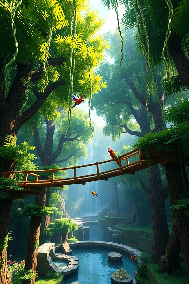 canopy walkway jungle adventure