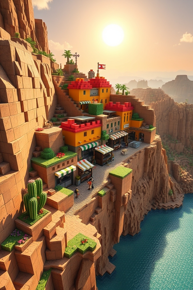 captivating cliffside village architecture