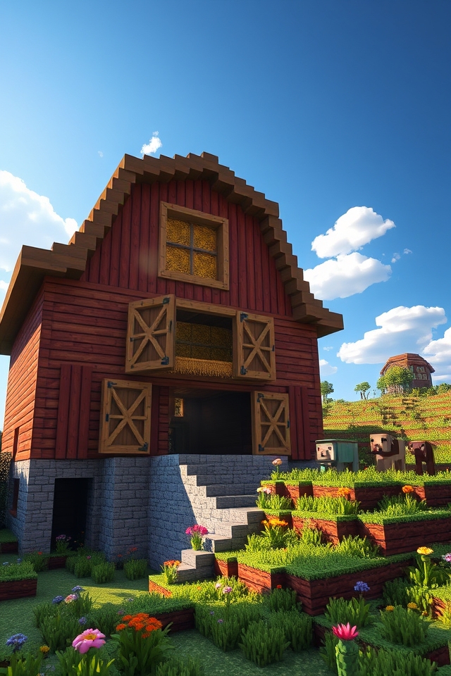 charming barn with hayloft