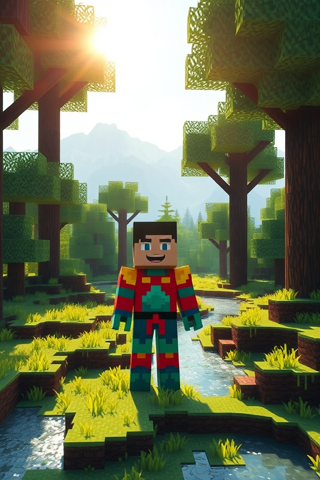 charming blocky character designs