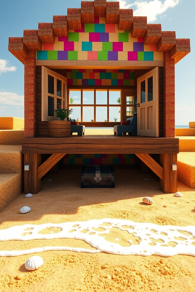 charming coastal beach hut