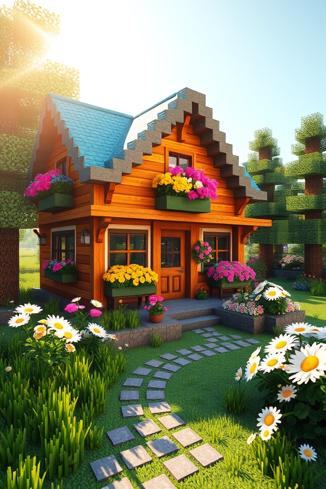 charming colorful flower shop