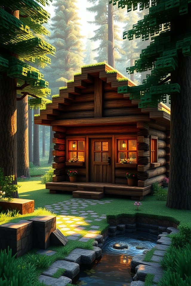 charming cozy log cabin