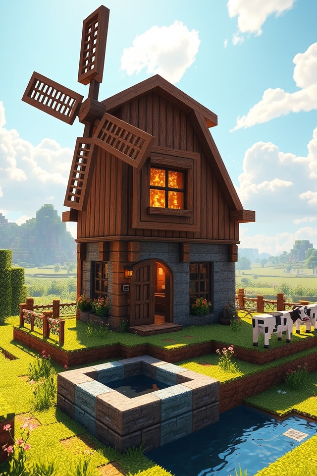 charming functional windmill home