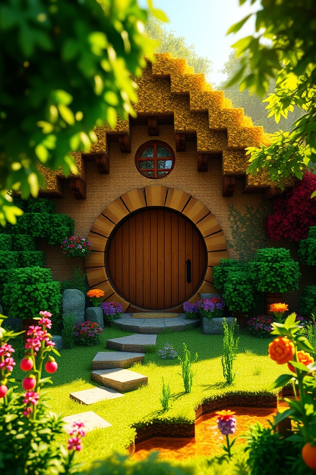 charming hillside hobbit home