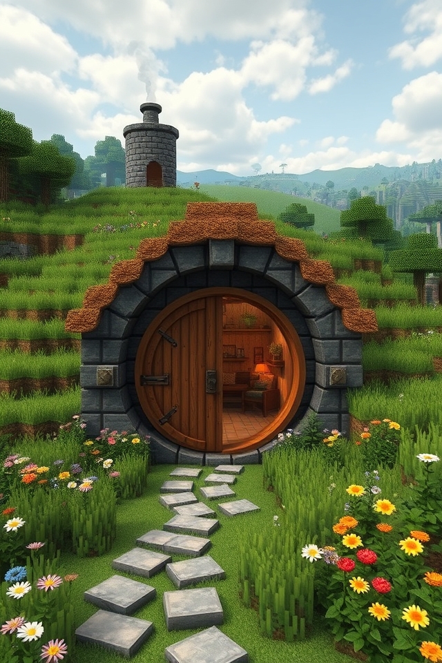 charming hillside hobbit retreat