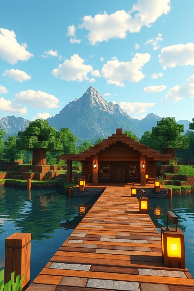 charming lakeside wooden retreat