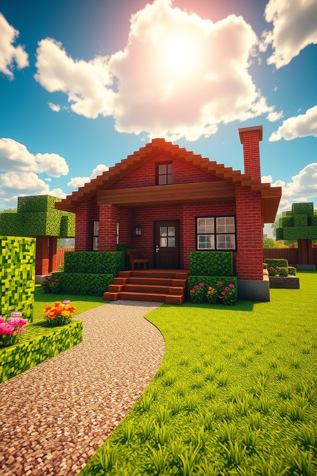 charming red brick bungalow