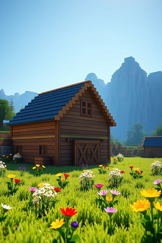charming rustic hip roof
