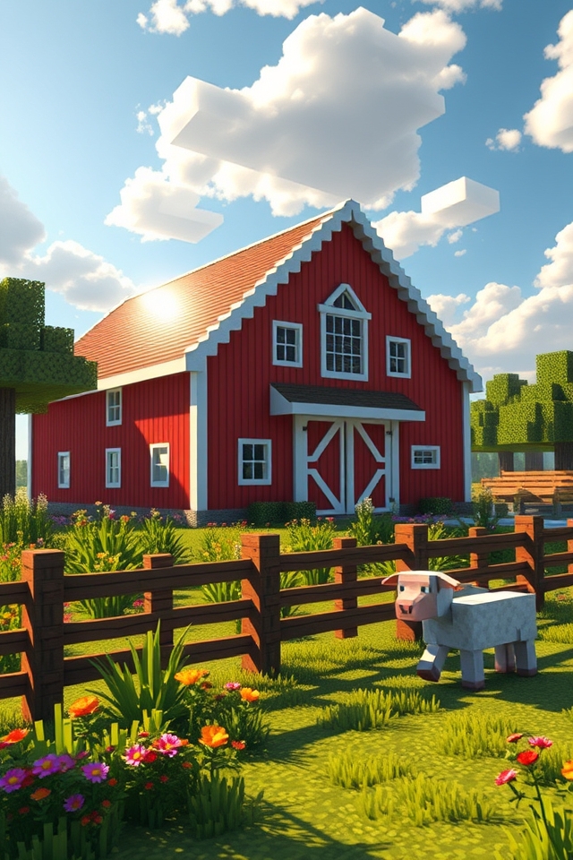 charming rustic red barn