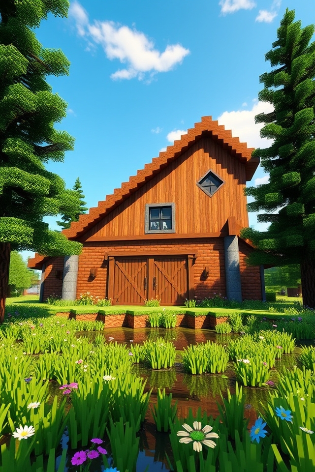 charming rustic slanted roof