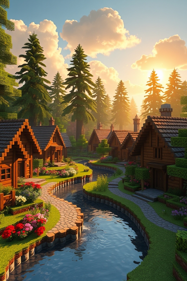 charming rustic village atmosphere