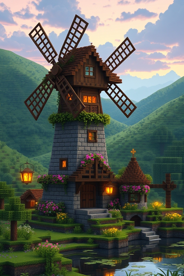 charming rustic windmill homes