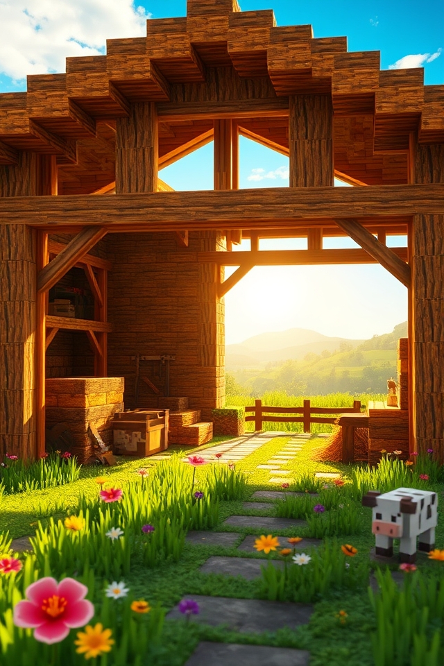 charming rustic wooden barn