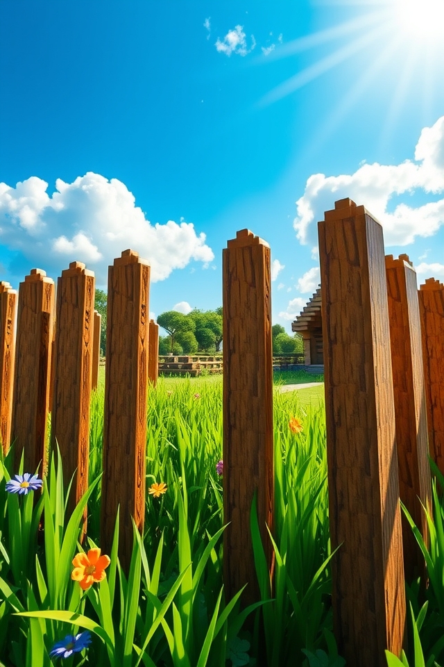 charming rustic wooden enclosure