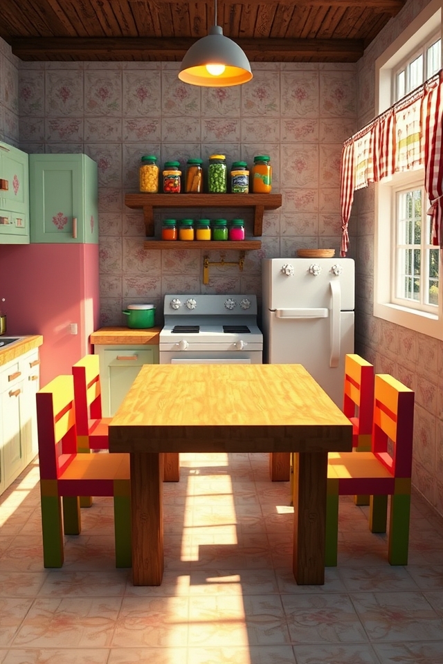 charming vintage kitchen aesthetic