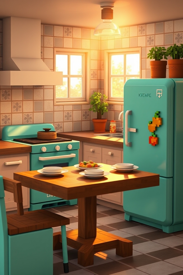 charming vintage kitchen design